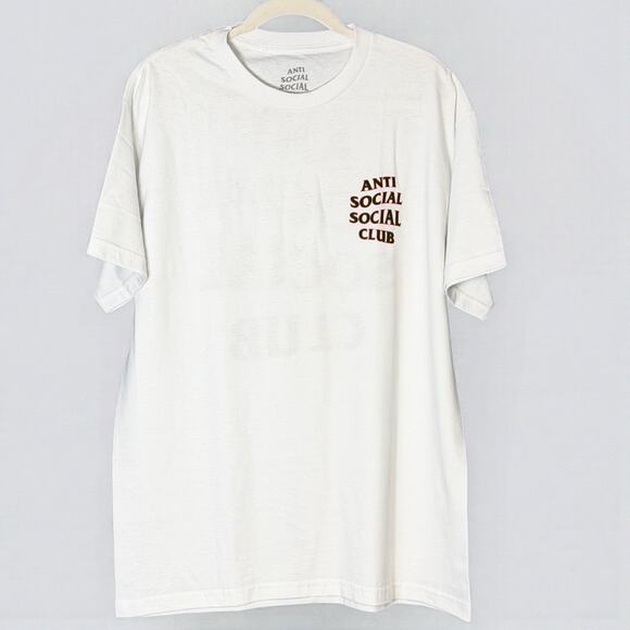 Anti Social Social Club white logo tee in men’s L | New in original packaging - Picture 2 of 7